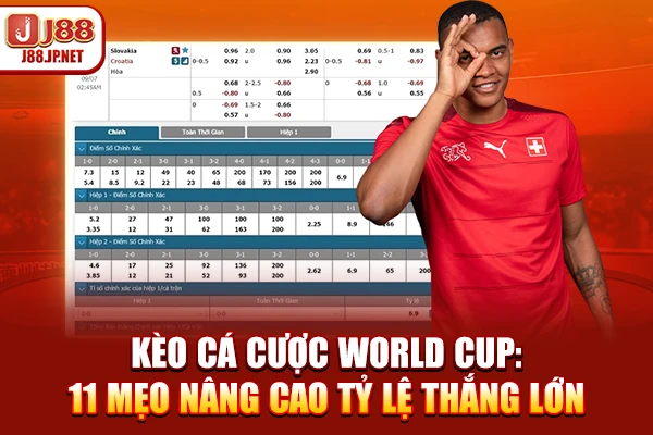 Kèo Cá Cược World Cup: 11 Mẹo Nâng Cao Tỷ Lệ Thắng Lớn